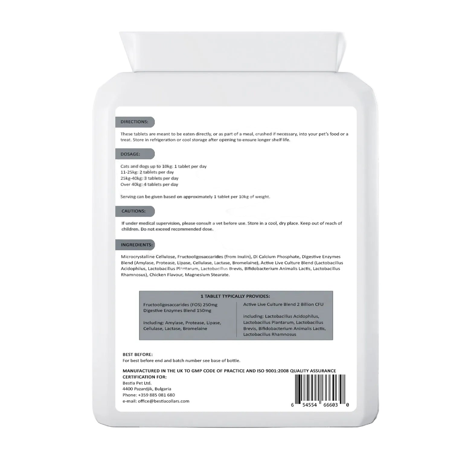 Bestia Dog Sport PRObiotics